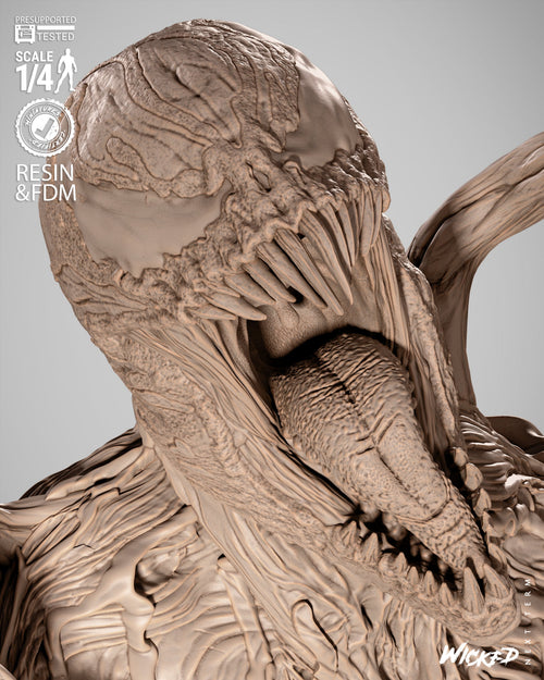 Carnage 3D Printed Resin Bust – Wicked Marvel Collector Display UK