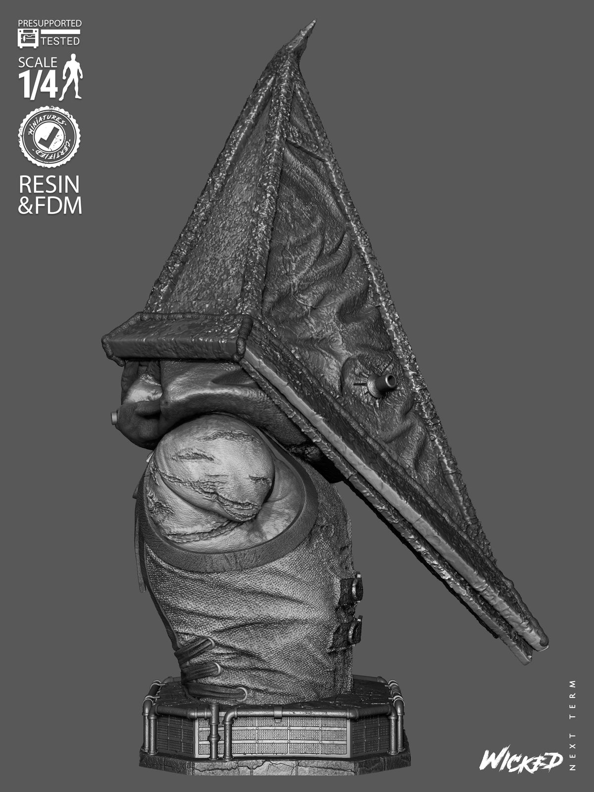 wicked pyramid head bust 50% scale