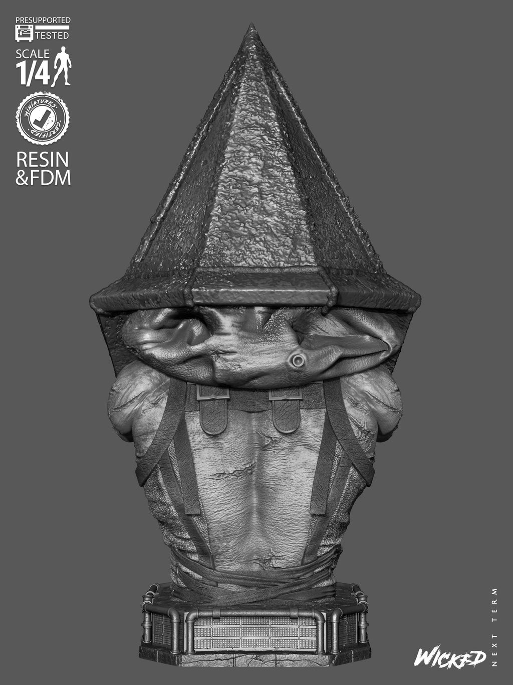 wicked pyramid head bust 50% scale