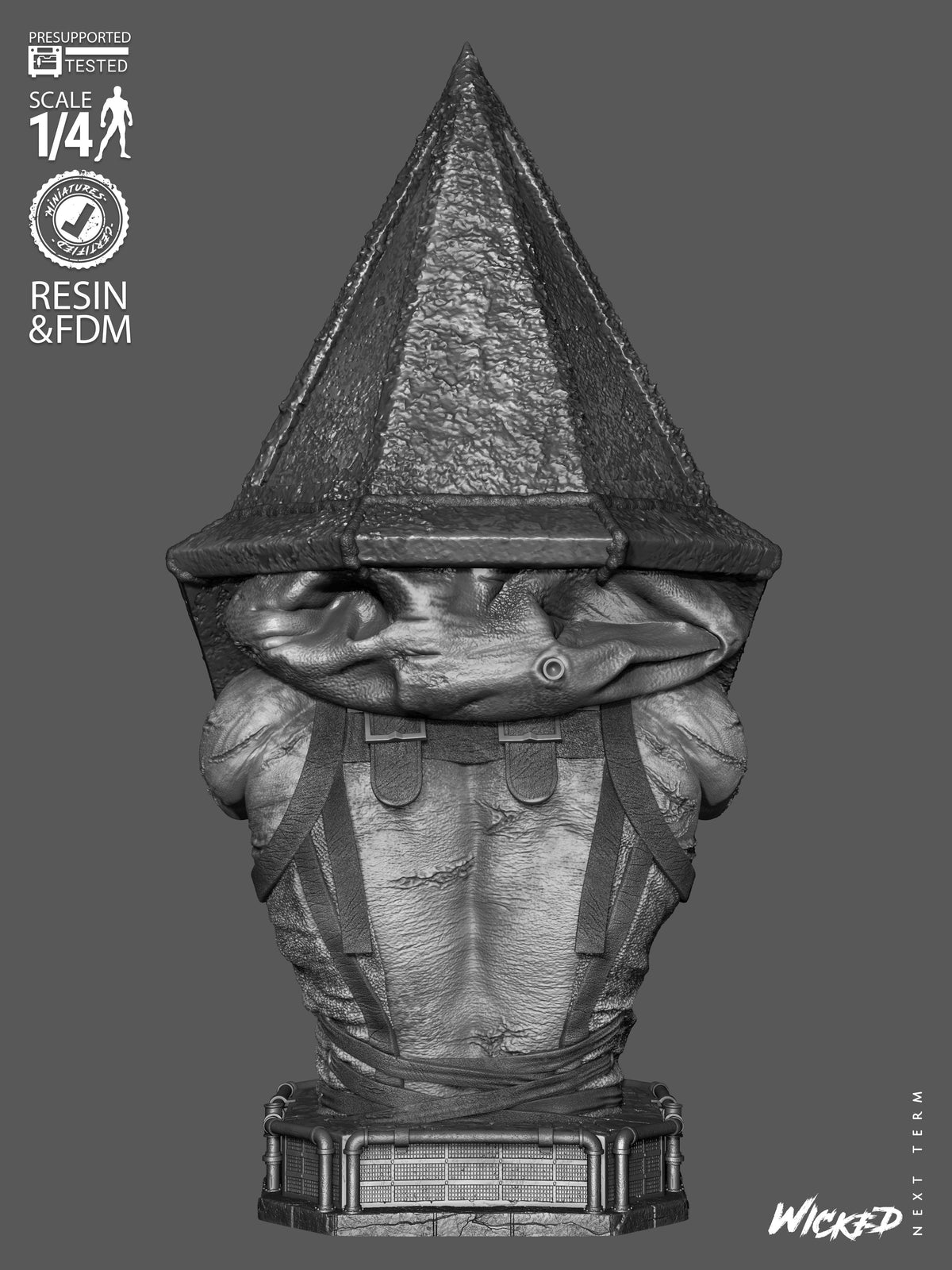 wicked pyramid head bust 50% scale