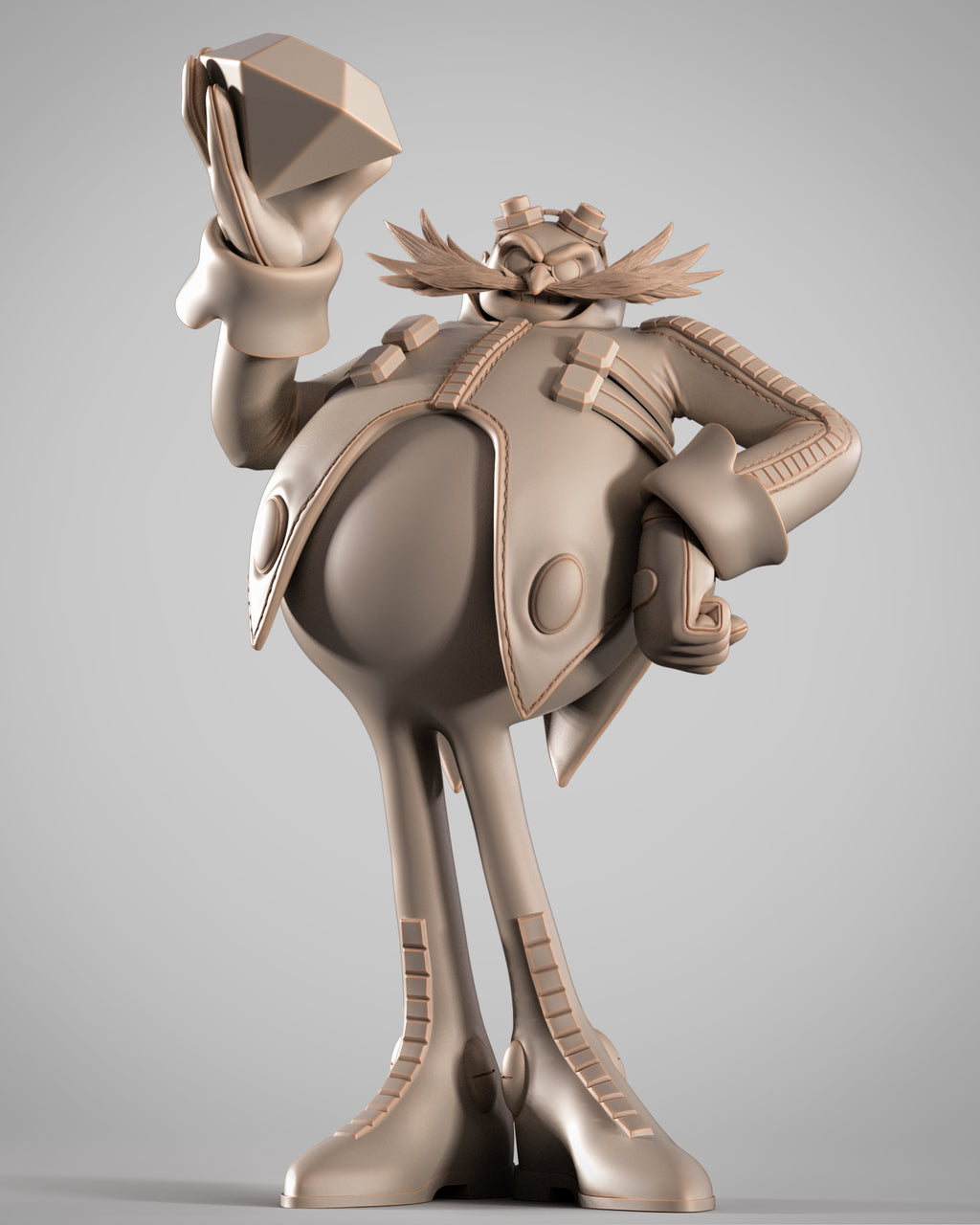 Eggman 3D Printed FDM Figure – Wicked Collector Statue UK
