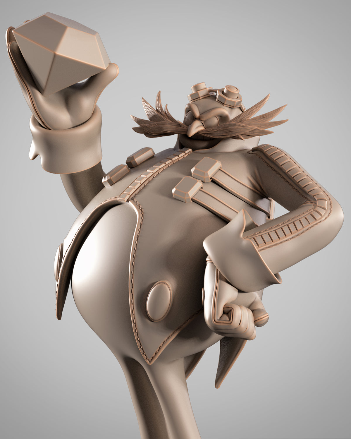 Eggman 3D Printed FDM Figure – Wicked Collector Statue UK