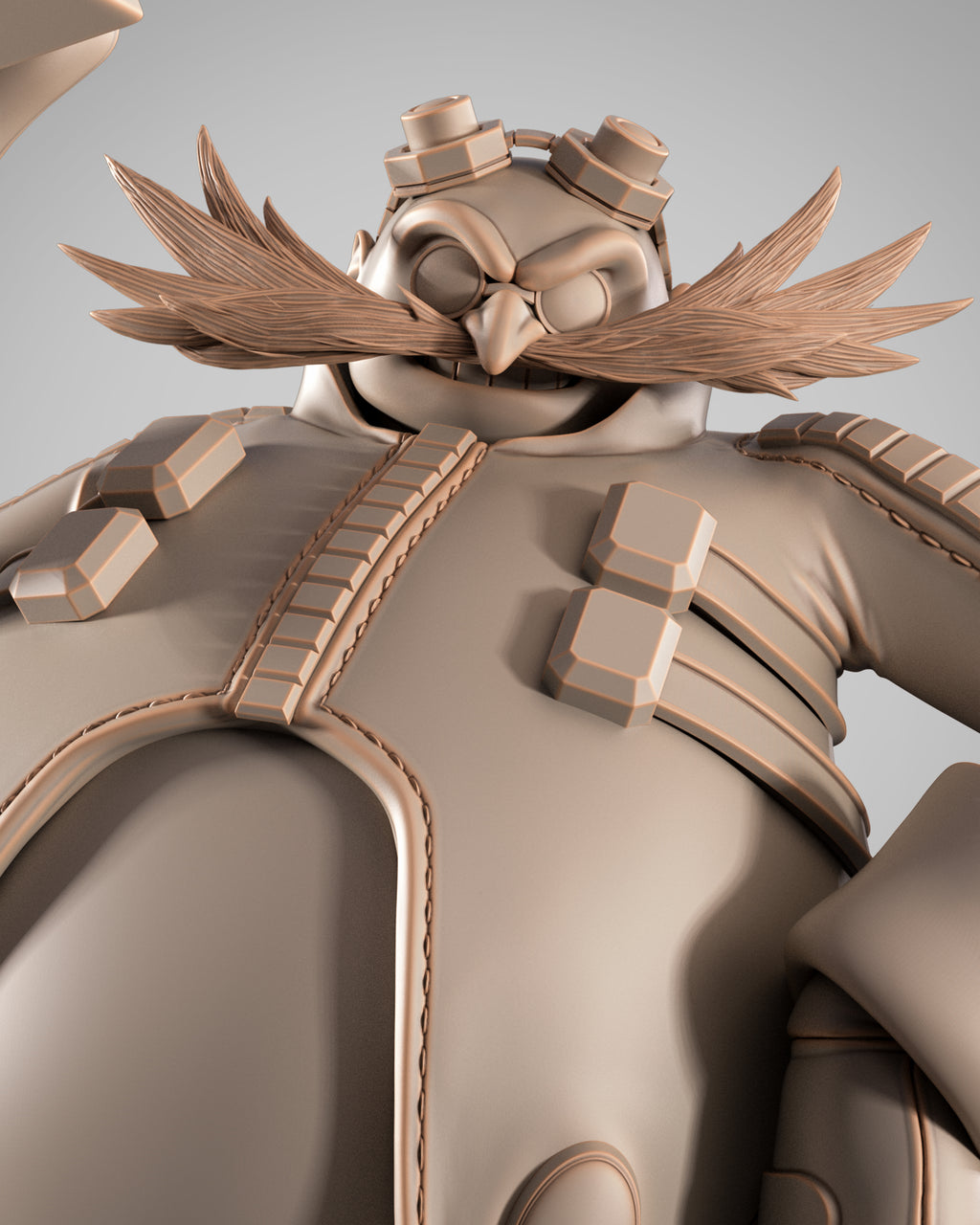Eggman 3D Printed FDM Figure – Wicked Collector Statue UK